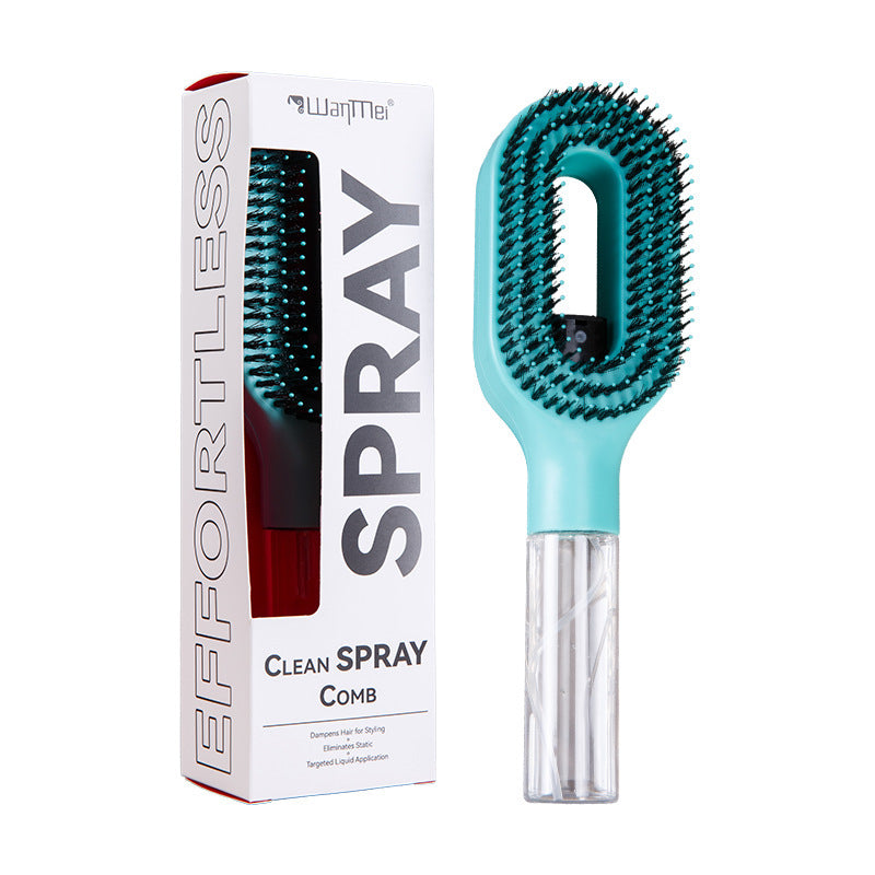 Cepillo para el cabello con agua, 2 en 1, cepillo para el pelo con spray