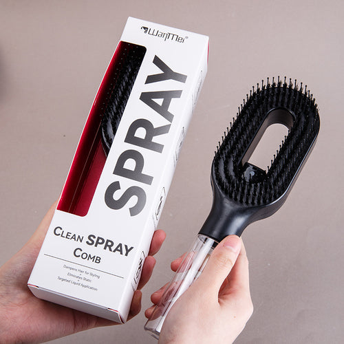 Cepillo para el cabello con agua, 2 en 1, cepillo para el pelo con spray