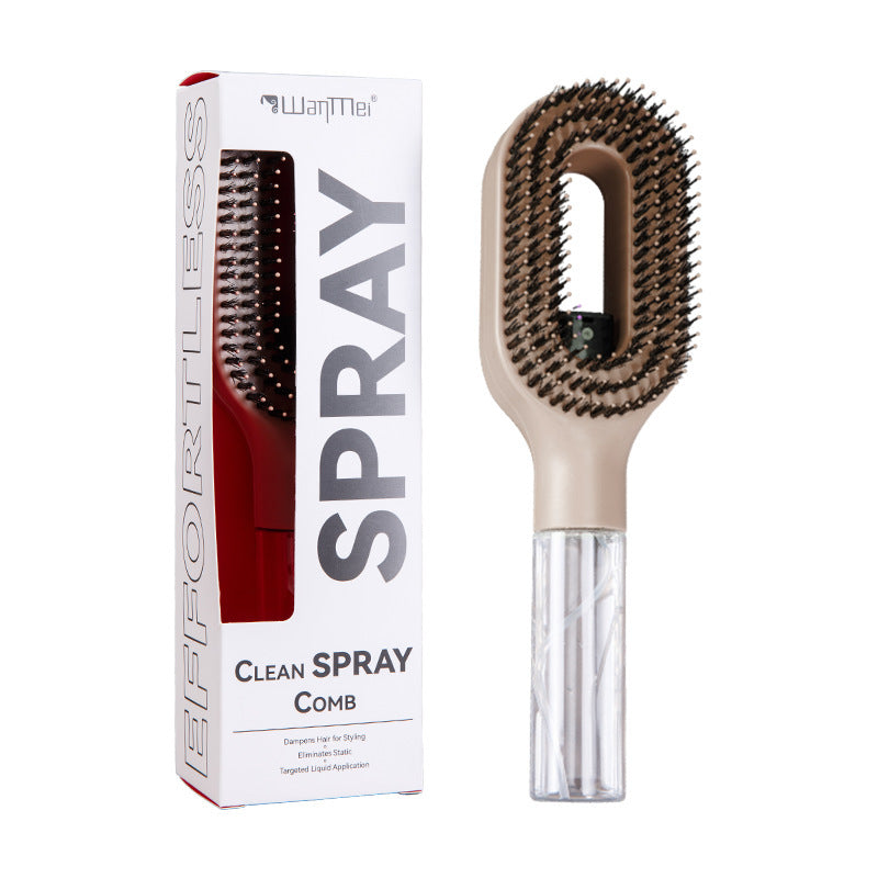 Cepillo para el cabello con agua, 2 en 1, cepillo para el pelo con spray