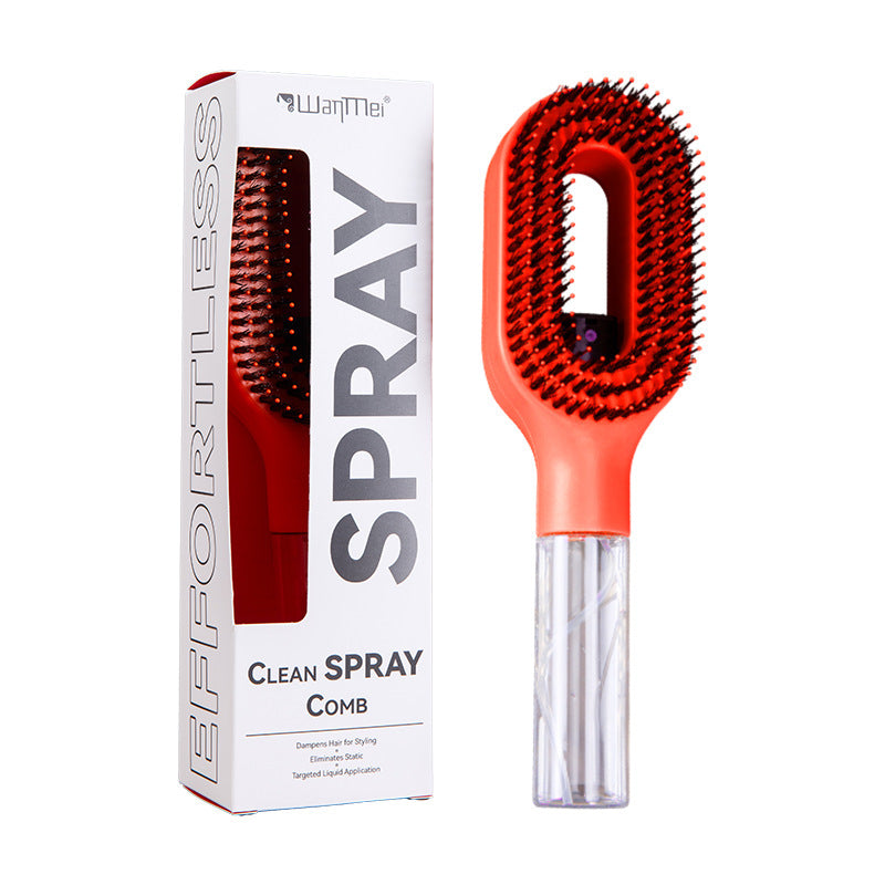 Cepillo para el cabello con agua, 2 en 1, cepillo para el pelo con spray