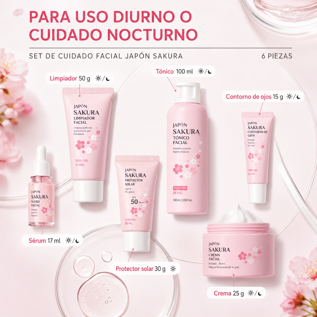 LAIKOU Cherry Blossom Skincare Set