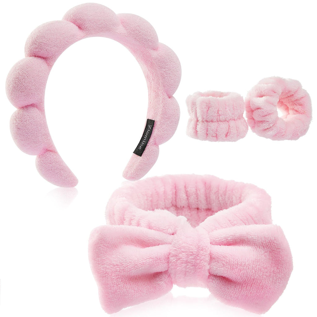Pack  diadema y muñequeras para SkinCare