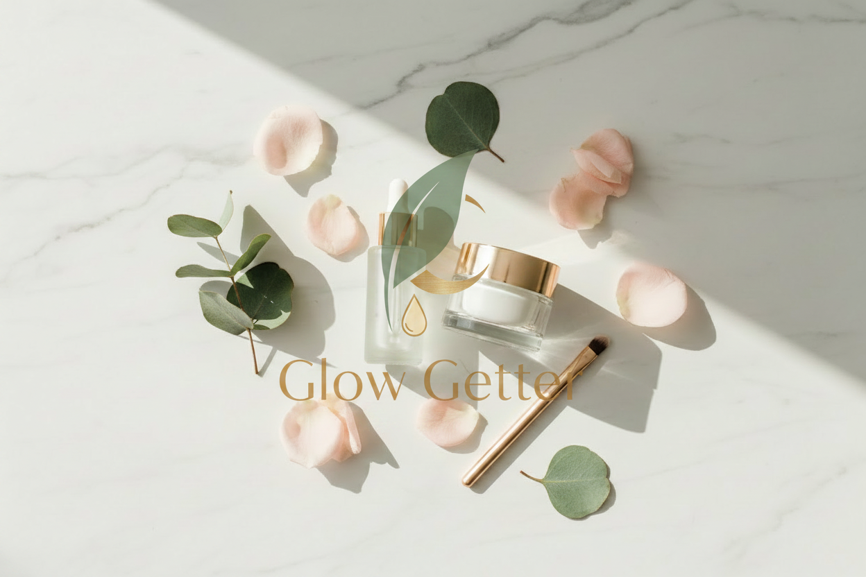 Banner Glow Getter centrado con colores del logo