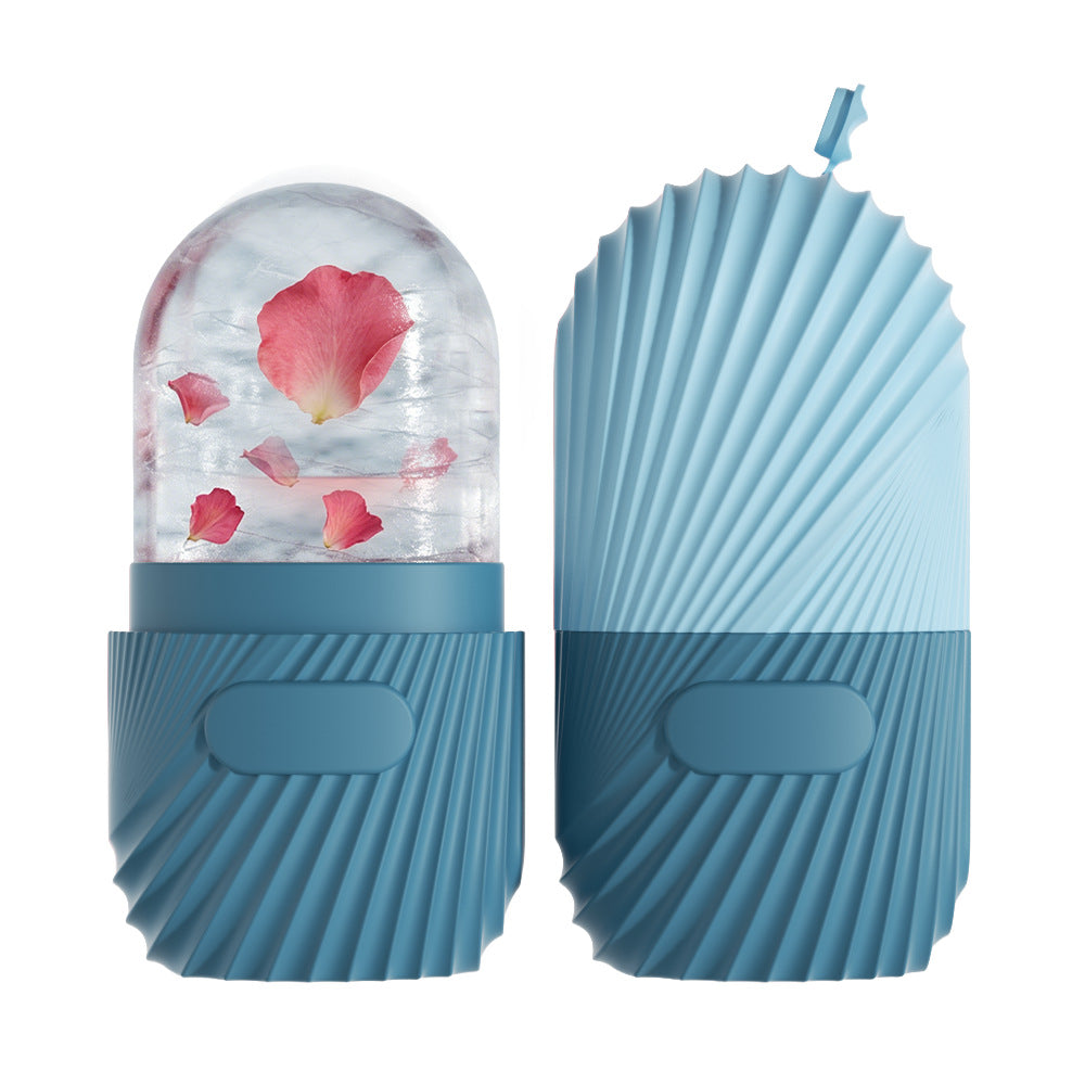 Molde de silicona para cubitos de hielo faciales para el cuidado de la piel