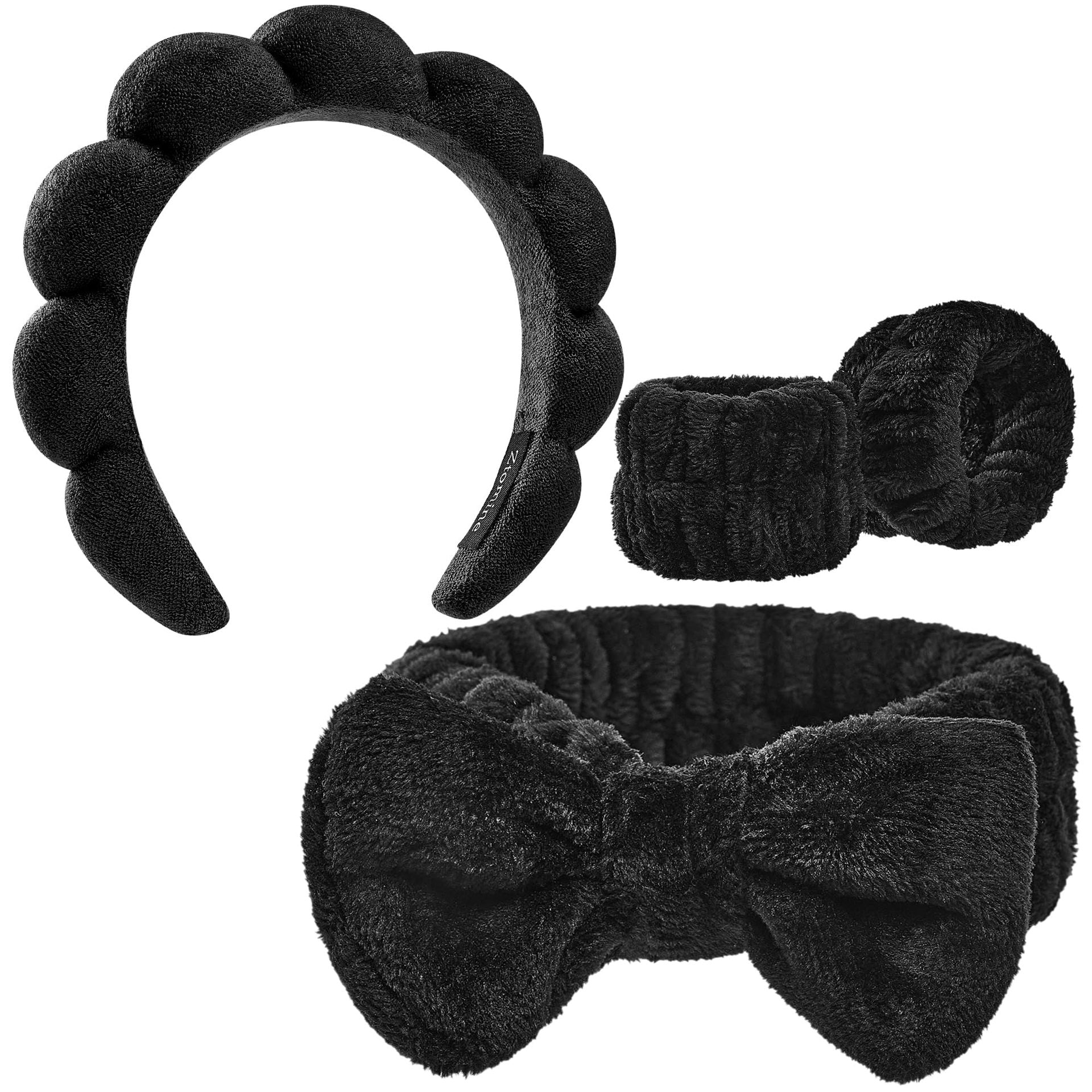 Pack  diadema y muñequeras para SkinCare