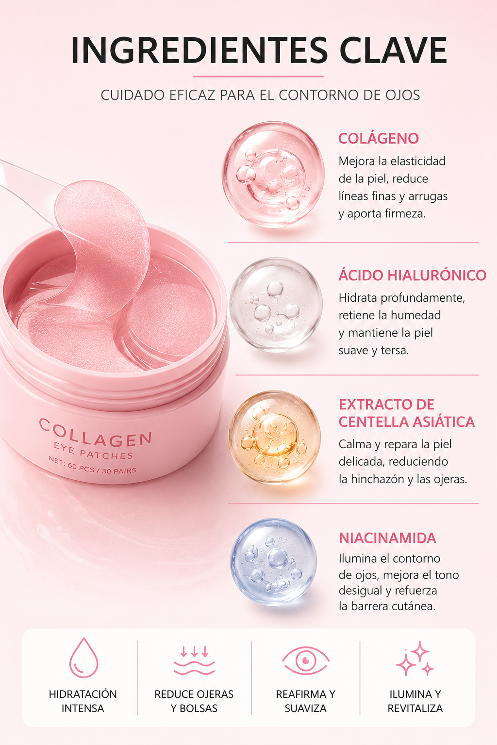 Parches para las ojeras