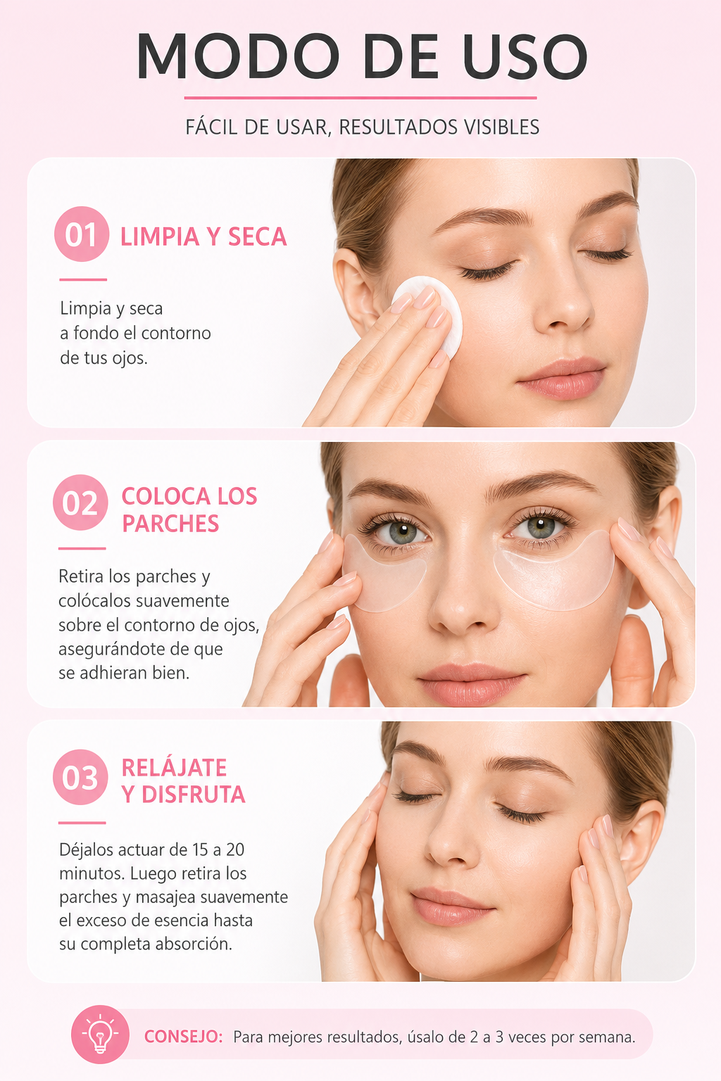 Parches para las ojeras